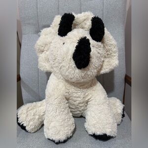 Aspyn Grove Handmade Plush - Black & White Zara Minky Triceratops Dino 18” Large